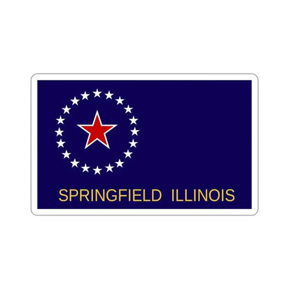 Flag of Springfield Illinois USA STICKER Vinyl Die-Cut Decal - The Sticker Space