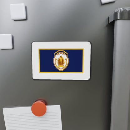 Flag of Springfield Massachusetts - Die-Cut Magnet-The Sticker Space