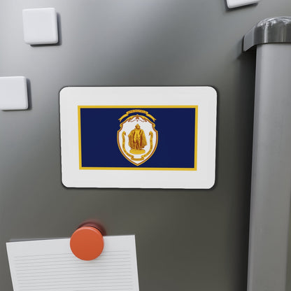 Flag of Springfield Massachusetts - Die-Cut Magnet-The Sticker Space