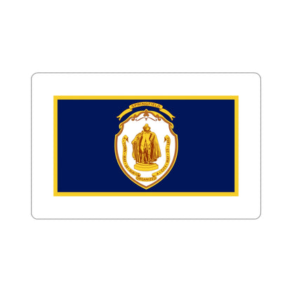 Flag of Springfield Massachusetts USA STICKER Vinyl Die-Cut Decal-4 Inch-The Sticker Space