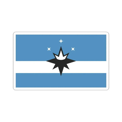 Flag of Springfield Missouri (United States) STICKER Vinyl Kiss-Cut Decal 4 Inch White - The Sticker Space
