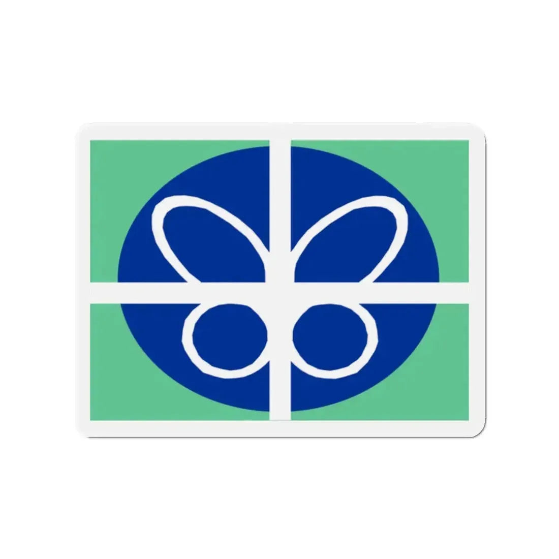 Flag of Springfield Virginia - Refrigerator Magnet 2 Inch - The Sticker Space