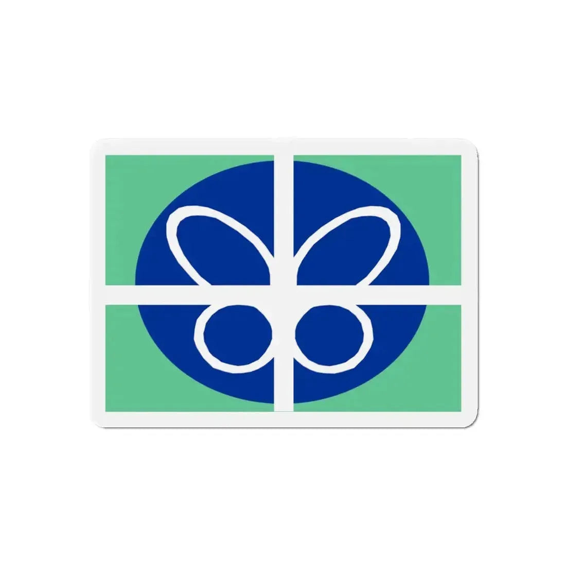 Flag of Springfield Virginia - Refrigerator Magnet 6 Inch - The Sticker Space