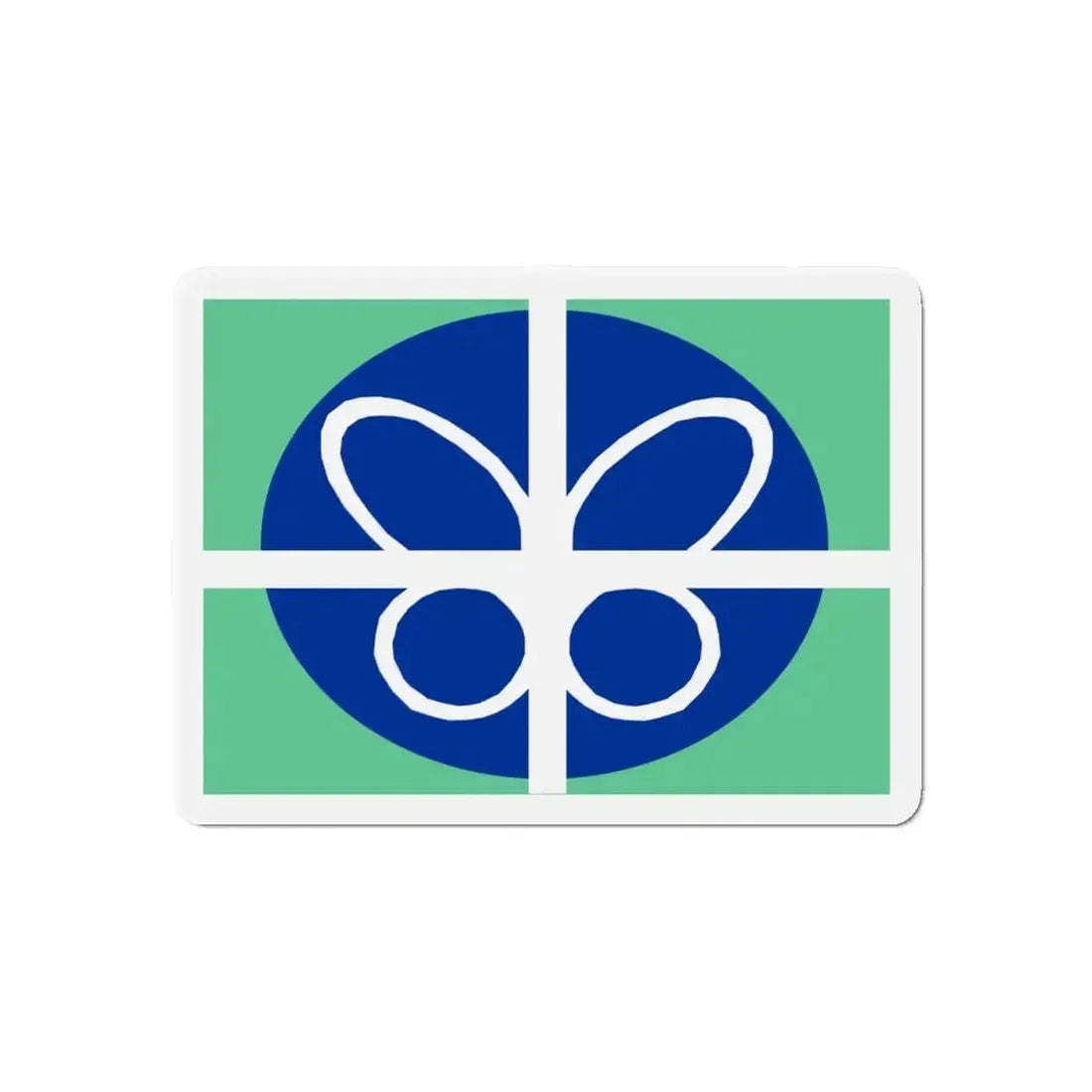 Flag of Springfield Virginia - Refrigerator Magnet - The Sticker Space