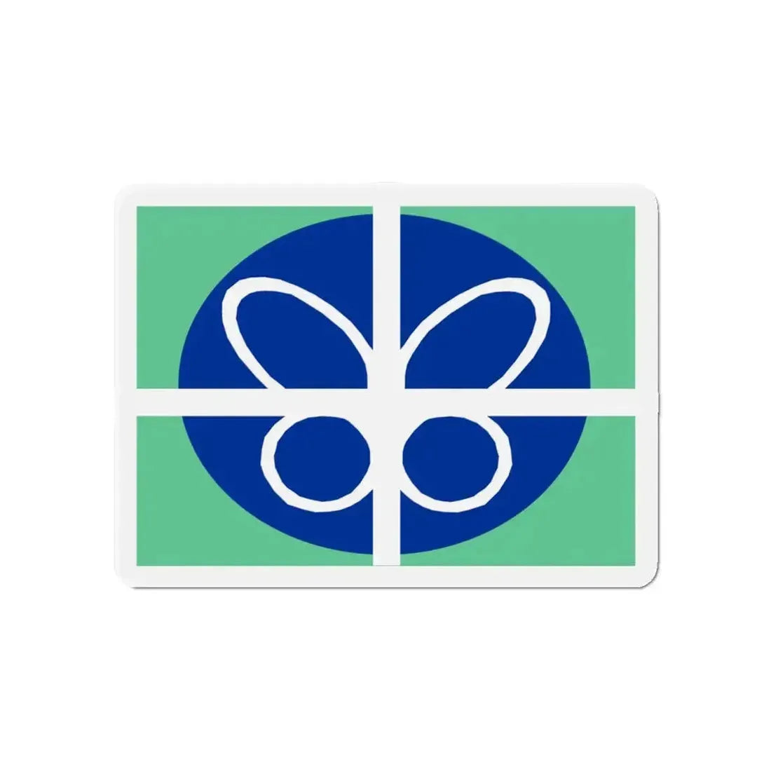 Flag of Springfield Virginia - Refrigerator Magnet - The Sticker Space