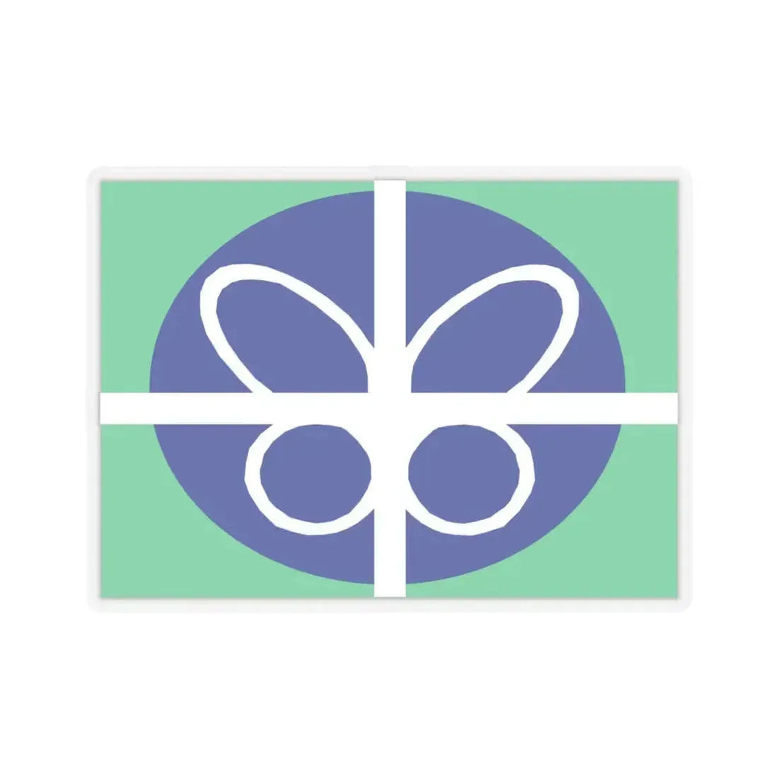 Flag of Springfield, Virginia - STICKER Vinyl Kiss-Cut Decal 6 Inch Transparent - The Sticker Space