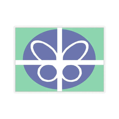 Flag of Springfield, Virginia - STICKER Vinyl Kiss-Cut Decal 6 Inch Transparent - The Sticker Space