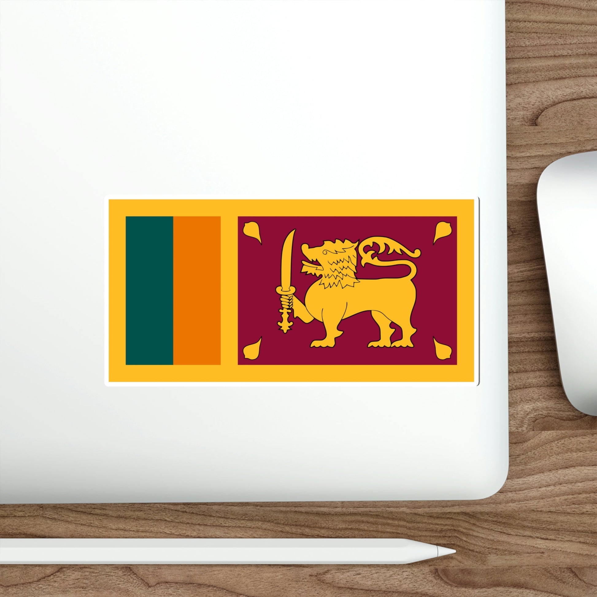 Flag of Sri Lanka STICKER Vinyl Die-Cut Decal-The Sticker Space