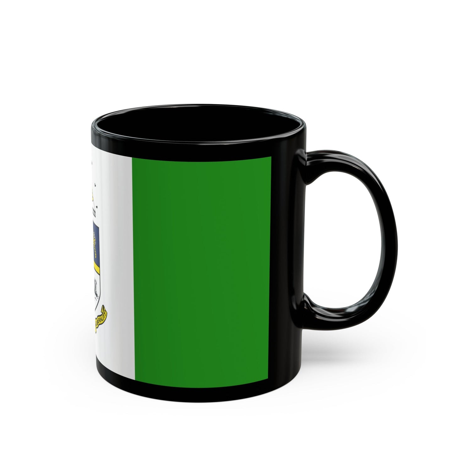 Flag of St Catharines Ontario Canada - Black Coffee Mug-The Sticker Space