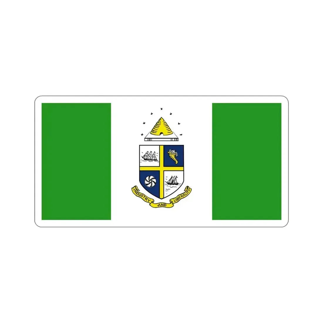 Flag of St Catharines Ontario Canada STICKER Vinyl Die-Cut Decal - The Sticker Space