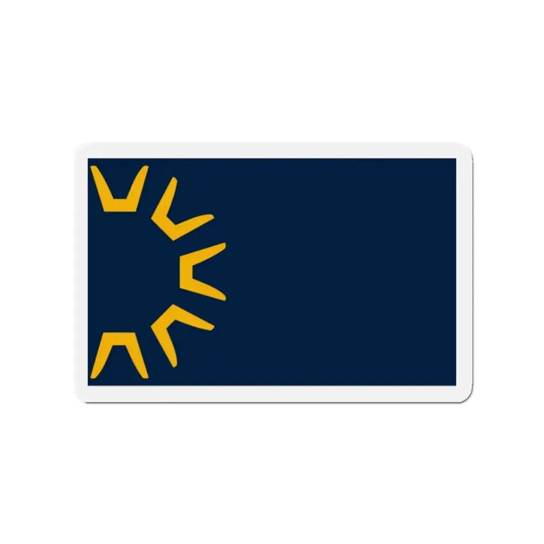 Flag of St George Utah - Refrigerator Magnet 2 Inch - The Sticker Space