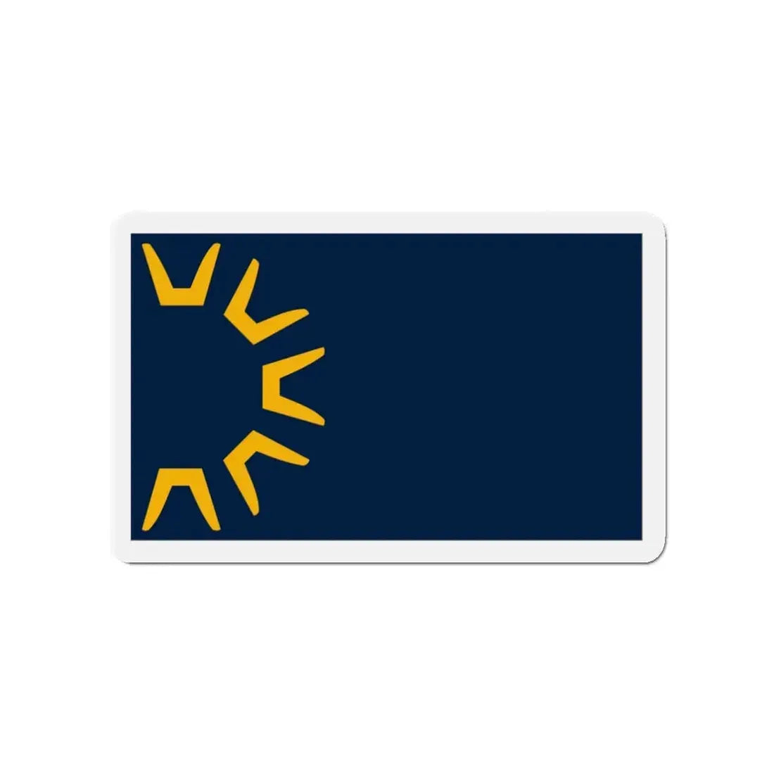 Flag of St George Utah - Refrigerator Magnet 3 Inch - The Sticker Space