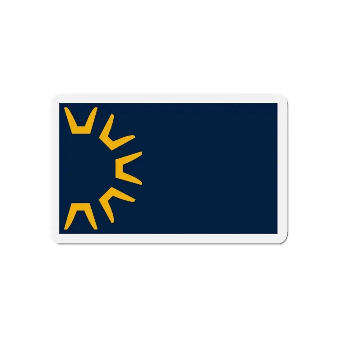 Flag of St George Utah - Refrigerator Magnet 4 Inch - The Sticker Space