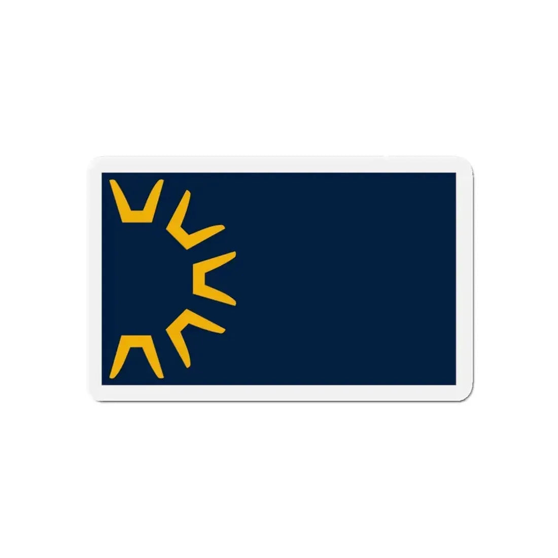 Flag of St George Utah - Refrigerator Magnet 5 Inch - The Sticker Space