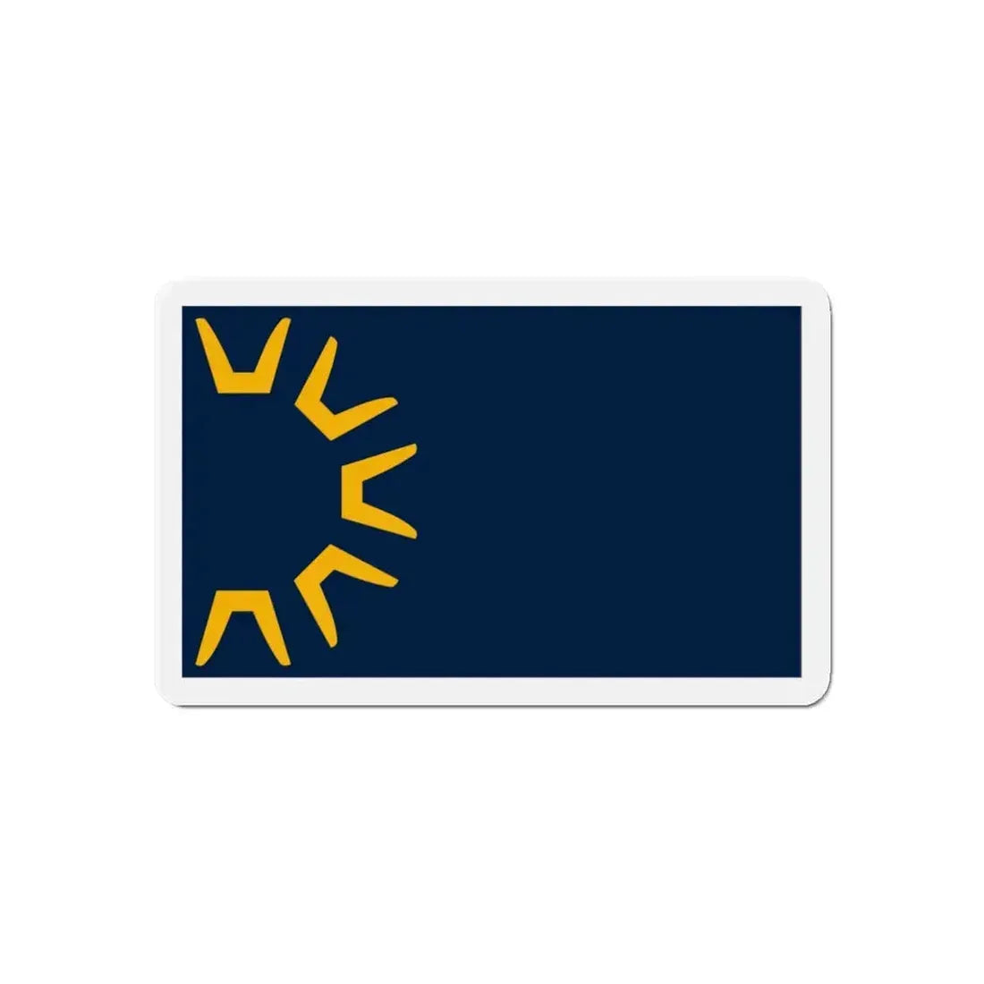 Flag of St George Utah - Refrigerator Magnet 6 Inch - The Sticker Space