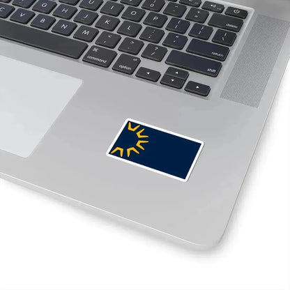 Flag of St George, Utah - STICKER Vinyl Kiss-Cut Decal - The Sticker Space