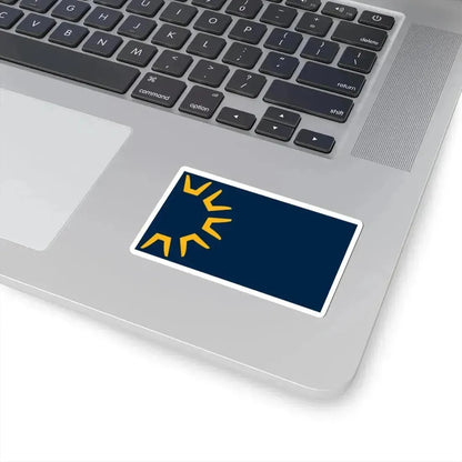 Flag of St George Utah (United States) STICKER Vinyl Kiss-Cut Decal - The Sticker Space