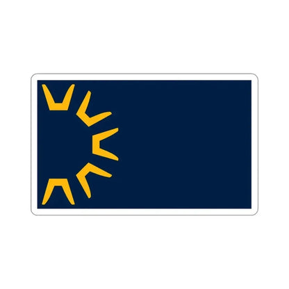Flag of St George Utah USA STICKER Vinyl Die-Cut Decal 3 Inch - The Sticker Space