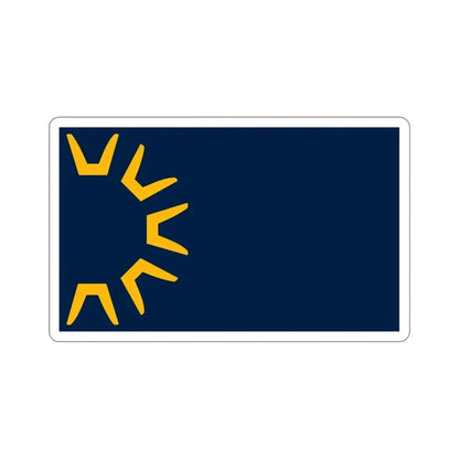 Flag of St George Utah USA STICKER Vinyl Die-Cut Decal 4 Inch - The Sticker Space