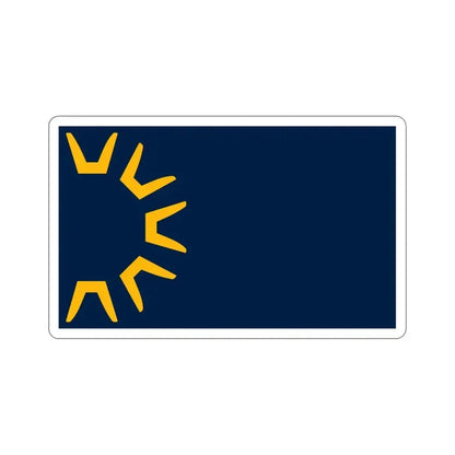 Flag of St George Utah USA STICKER Vinyl Die-Cut Decal 5 Inch - The Sticker Space