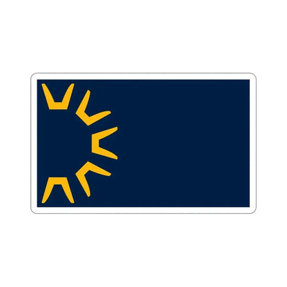 Flag of St George Utah USA STICKER Vinyl Die-Cut Decal 6 Inch - The Sticker Space