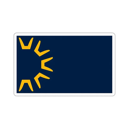 Flag of St George Utah USA STICKER Vinyl Die-Cut Decal - The Sticker Space