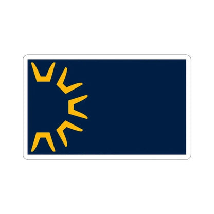 Flag of St George Utah USA STICKER Vinyl Die-Cut Decal - The Sticker Space
