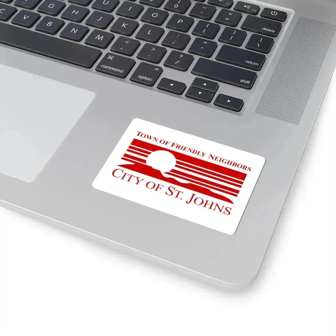 Flag of St. Johns Arizona (United States) STICKER Vinyl Kiss-Cut Decal - The Sticker Space