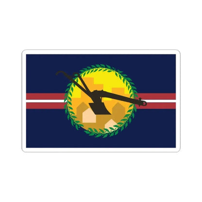 Flag of St. Louis County Missouri (United States) STICKER Vinyl Kiss-Cut Decal 2 Inch White - The Sticker Space