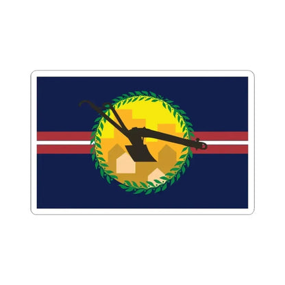 Flag of St. Louis County Missouri (United States) STICKER Vinyl Kiss-Cut Decal 3 Inch White - The Sticker Space
