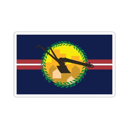 Flag of St. Louis County Missouri (United States) STICKER Vinyl Kiss-Cut Decal 6 Inch White - The Sticker Space