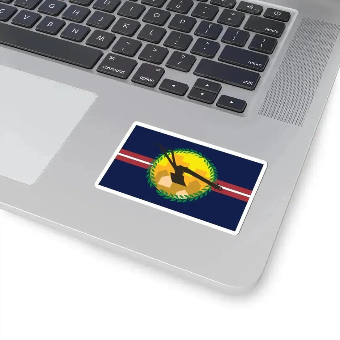 Flag of St. Louis County Missouri (United States) STICKER Vinyl Kiss-Cut Decal - The Sticker Space