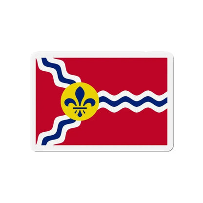Flag of St. Louis Missouri - Refrigerator Magnet - The Sticker Space
