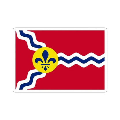 Flag of St. Louis Missouri USA STICKER Vinyl Die-Cut Decal - The Sticker Space