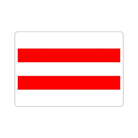 Flag of Ústí nad Labem Czech Republic STICKER Vinyl Die-Cut Decal 2 Inch - The Sticker Space