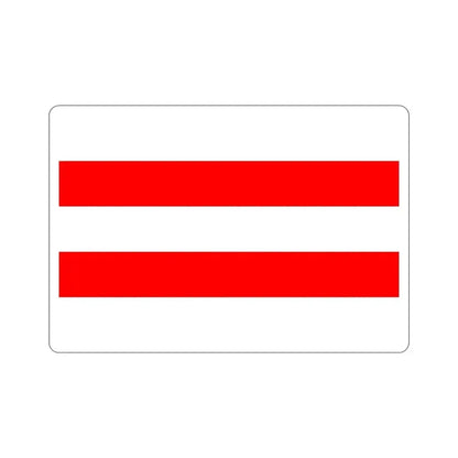 Flag of Ústí nad Labem Czech Republic STICKER Vinyl Die-Cut Decal 5 Inch - The Sticker Space