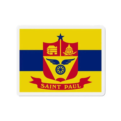 Flag of St. Paul Minnesota - Refrigerator Magnet 2 Inch - The Sticker Space