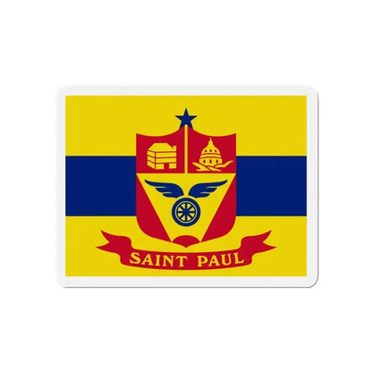 Flag of St. Paul Minnesota - Refrigerator Magnet - The Sticker Space