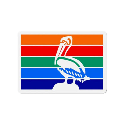 Flag of St. Petersburg Florida - Refrigerator Magnet - The Sticker Space