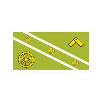 Flag of St Thomas Ontario (Canada) STICKER Vinyl Kiss-Cut Decal 2 Inch White - The Sticker Space