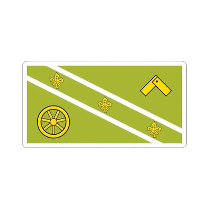 Flag of St Thomas Ontario (Canada) STICKER Vinyl Kiss-Cut Decal 3 Inch White - The Sticker Space