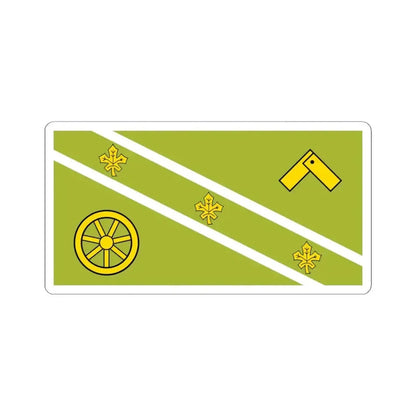 Flag of St Thomas Ontario (Canada) STICKER Vinyl Kiss-Cut Decal 4 Inch White - The Sticker Space