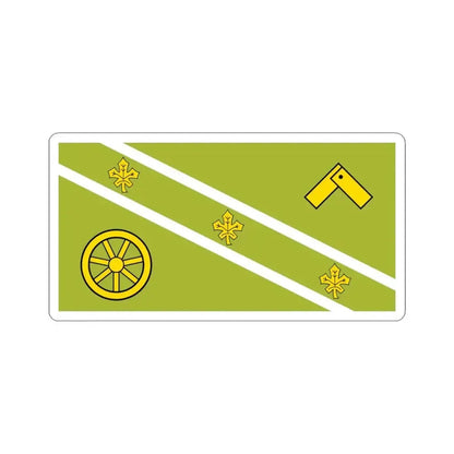 Flag of St Thomas Ontario (Canada) STICKER Vinyl Kiss-Cut Decal 6 Inch White - The Sticker Space