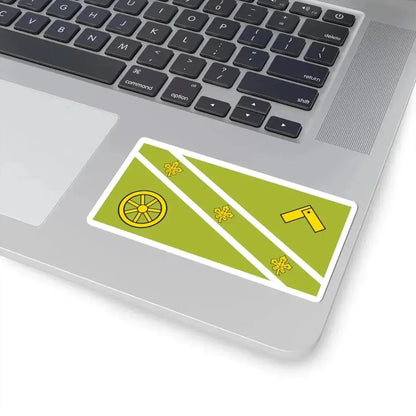 Flag of St Thomas Ontario (Canada) STICKER Vinyl Kiss-Cut Decal - The Sticker Space