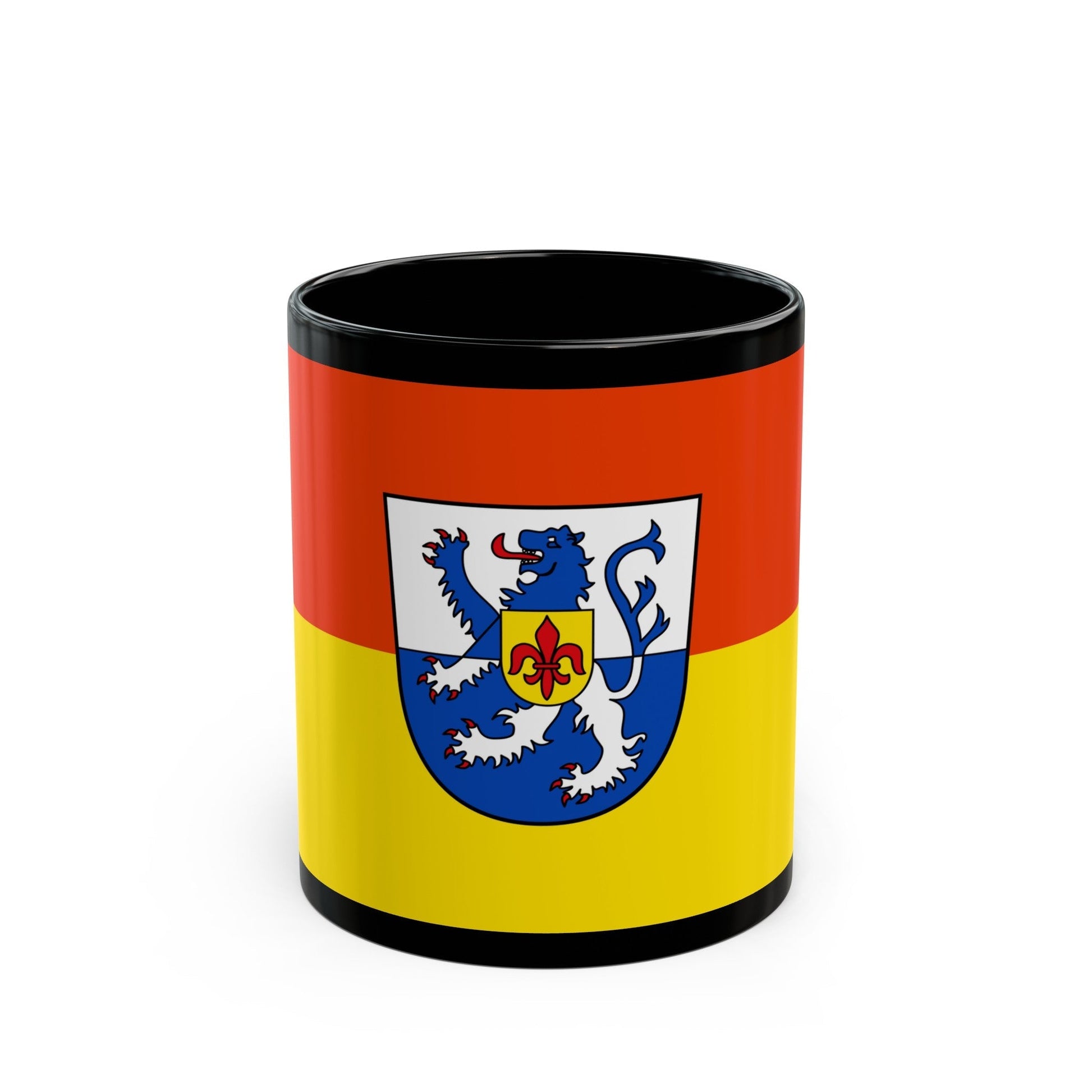 Flag of St Wendel Germany - Black Coffee Mug-11oz-The Sticker Space