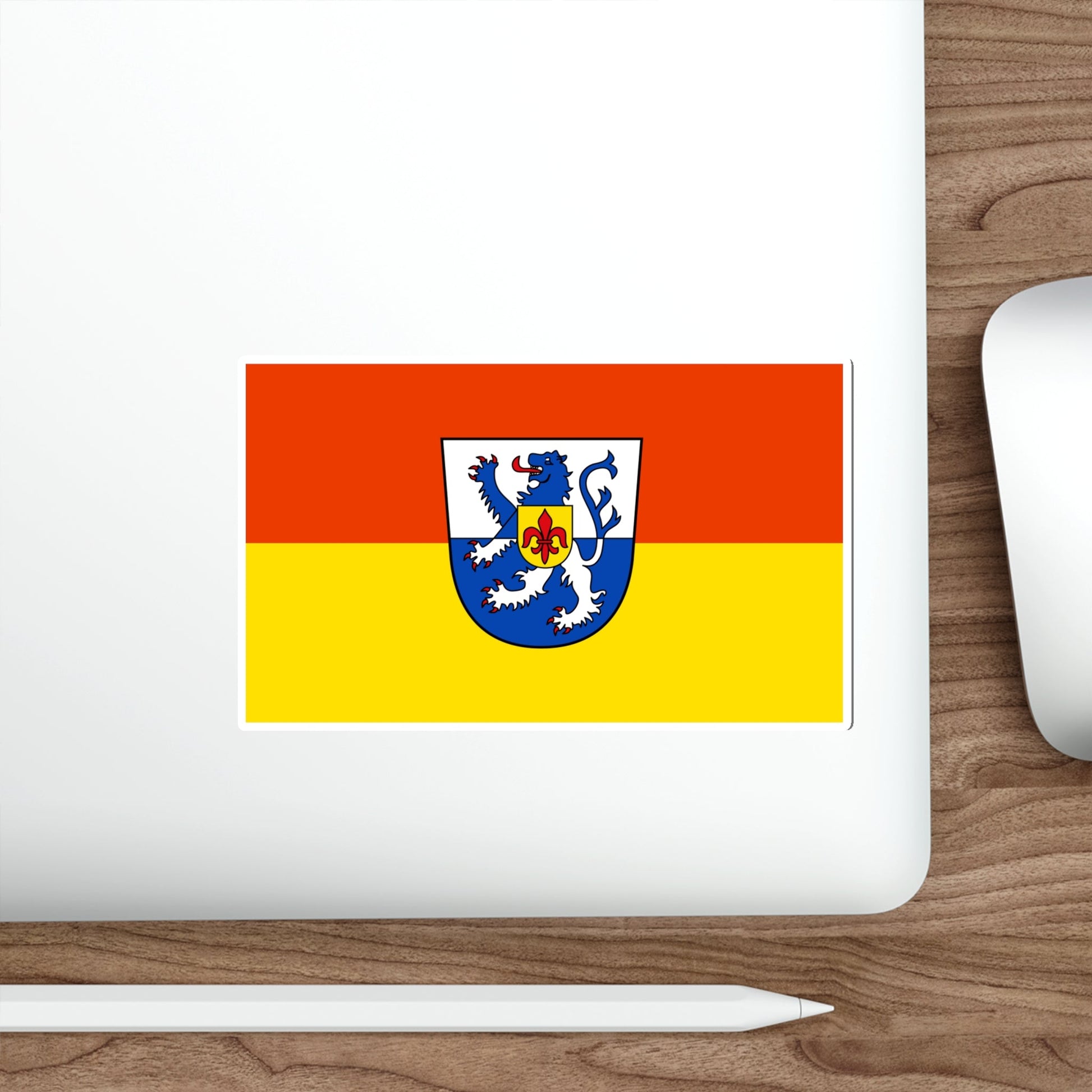 Flag of St Wendel Germany STICKER Vinyl Die-Cut Decal-The Sticker Space