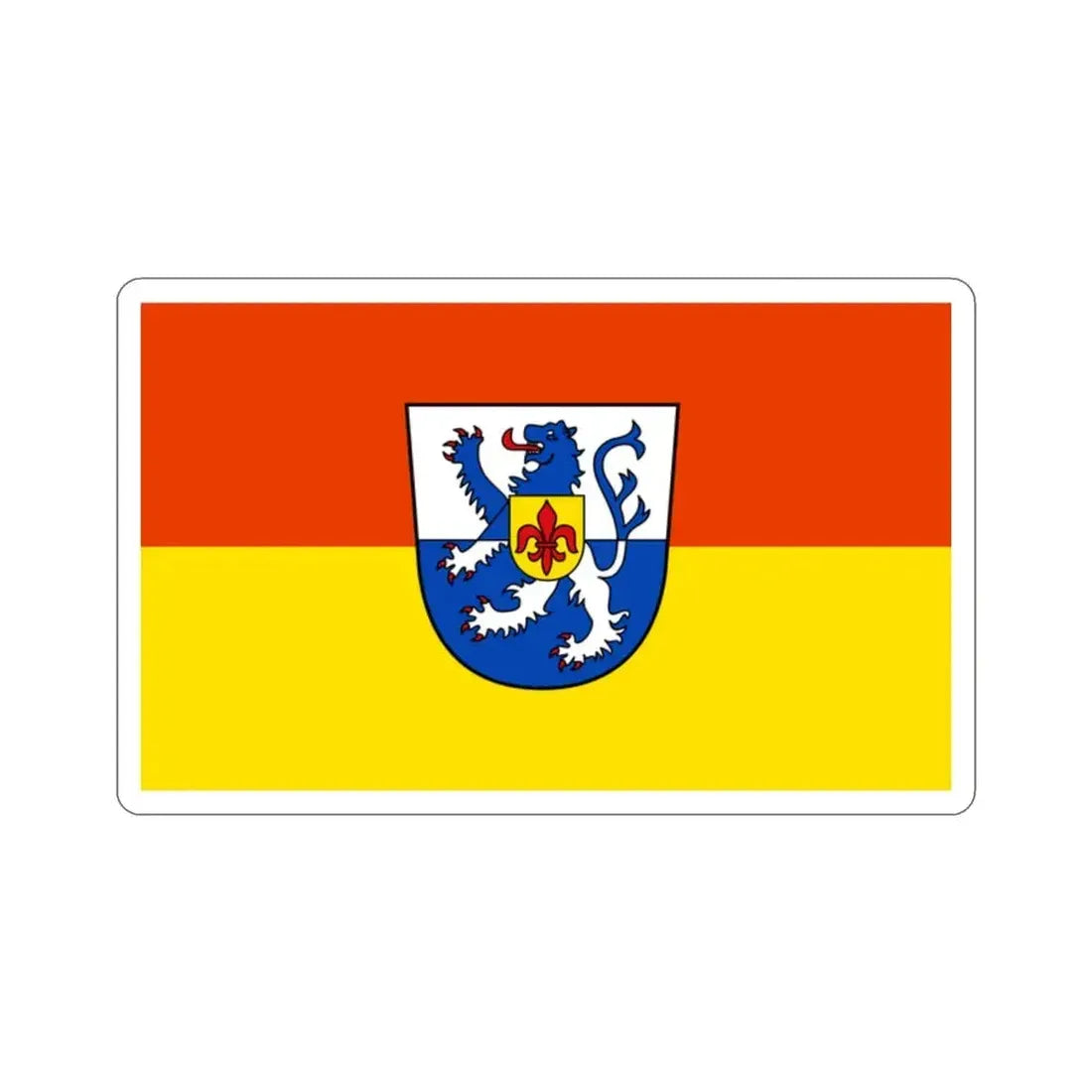 Flag of St Wendel Germany STICKER Vinyl Die-Cut Decal 2 Inch - The Sticker Space
