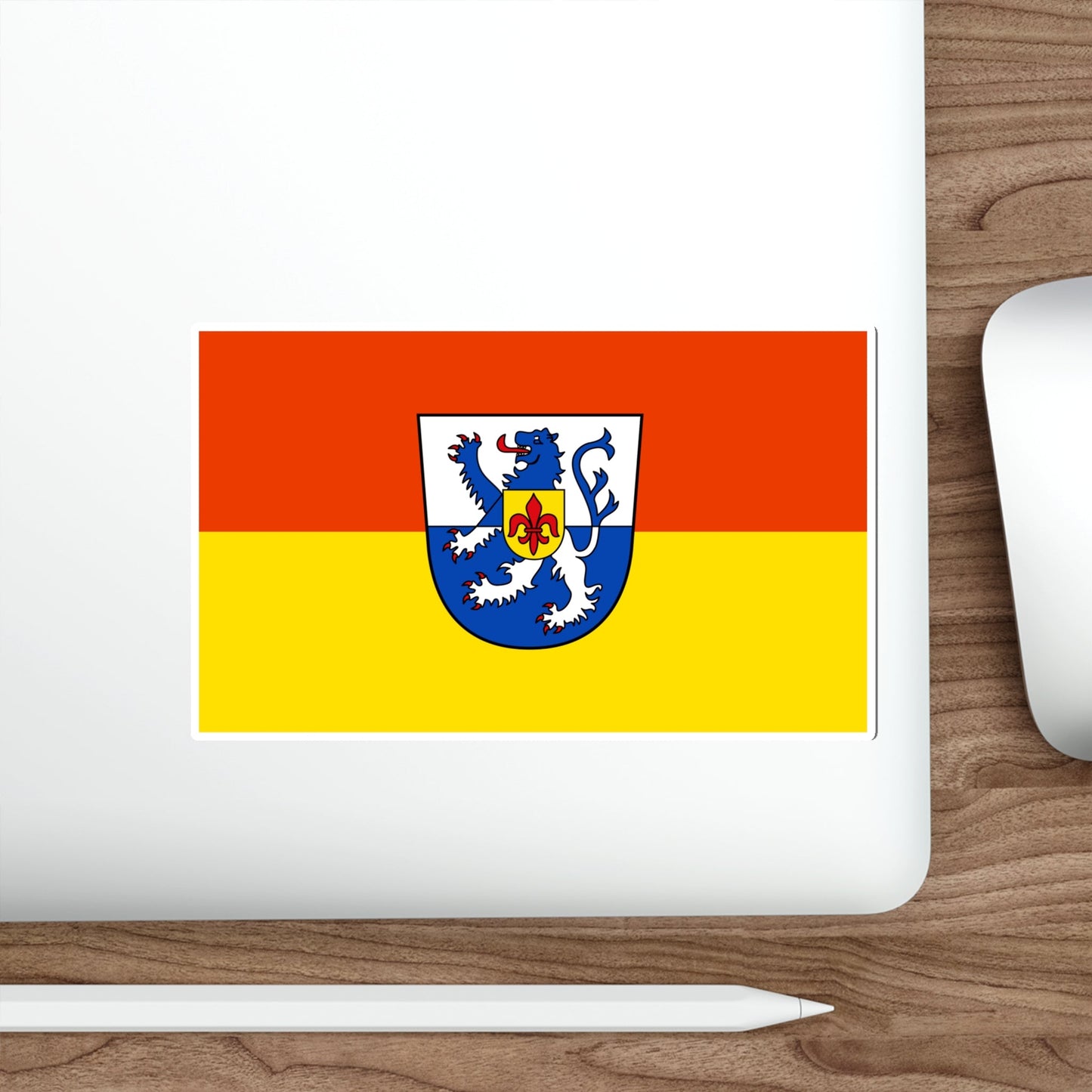 Flag of St Wendel Germany STICKER Vinyl Die-Cut Decal-The Sticker Space