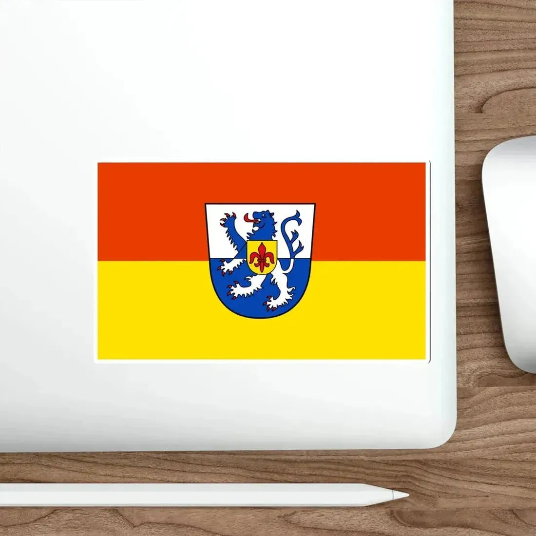 Flag of St Wendel Germany STICKER Vinyl Die-Cut Decal - The Sticker Space