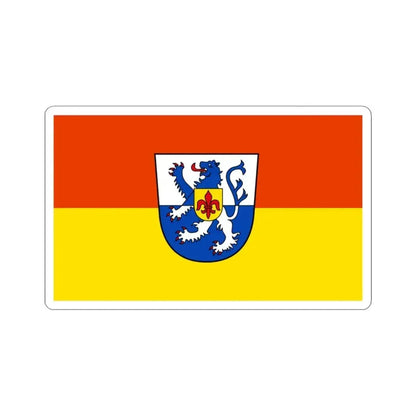 Flag of St Wendel Germany - STICKER Vinyl Kiss-Cut Decal 3 Inch White - The Sticker Space
